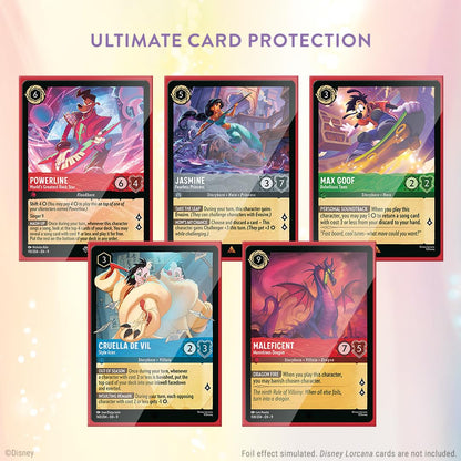 Disney Lorcana TCG Card Sleeve Pack 65 ctn Mulan Set 9 Trading Card Game by Ravensburger 2