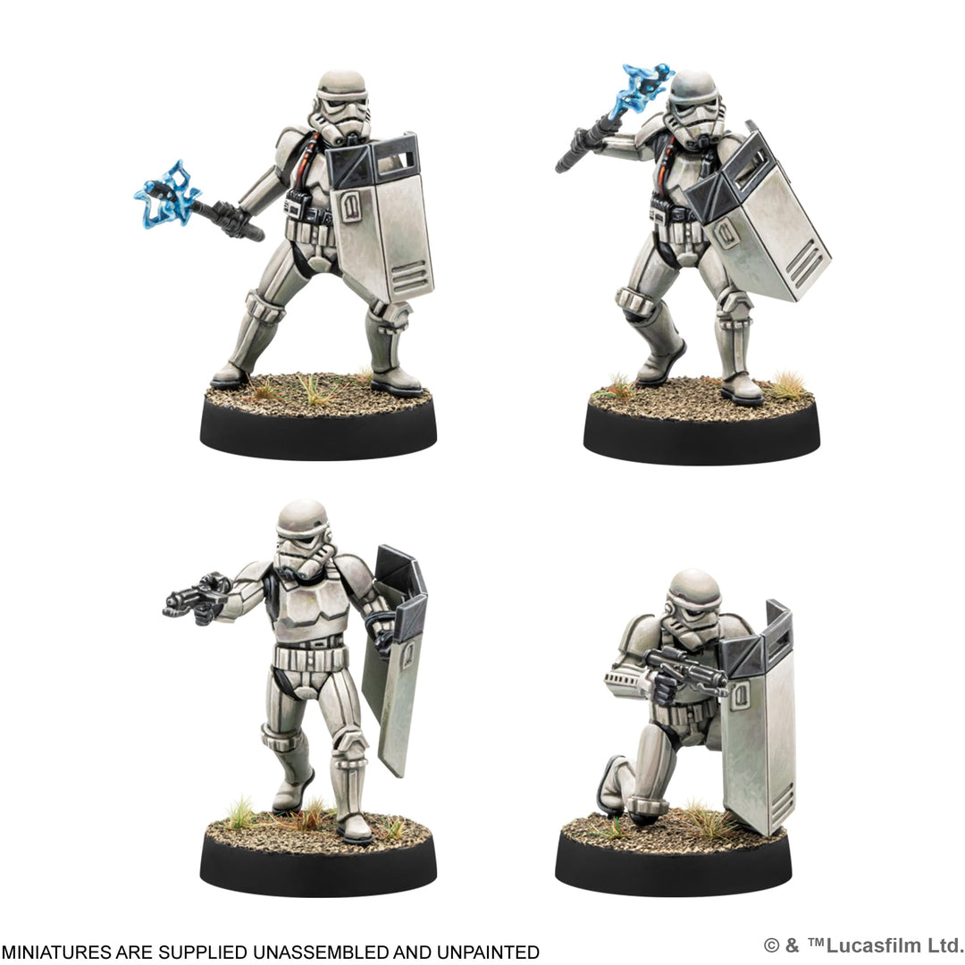 Atomic Mass Games Star Wars: Legion Imperial Riot Control Squad Unit Expansion - Maintain Order! Tabletop Miniatures Strategy Game, Ages 14+, 2 Players, 3 Hour Playtime, Made