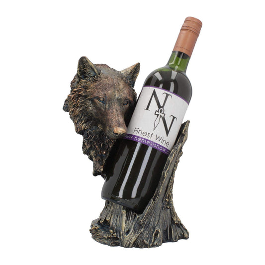 Call of the Wine Bronze Wolf Bottle Holder 26cm 2