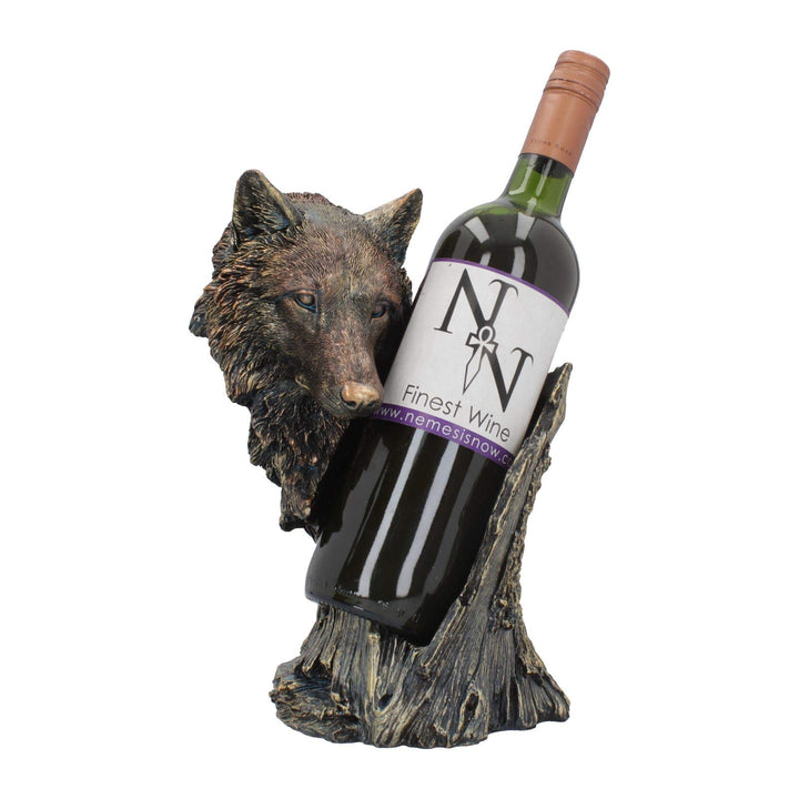 Call of the Wine Bronze Wolf Bottle Holder 26cm
