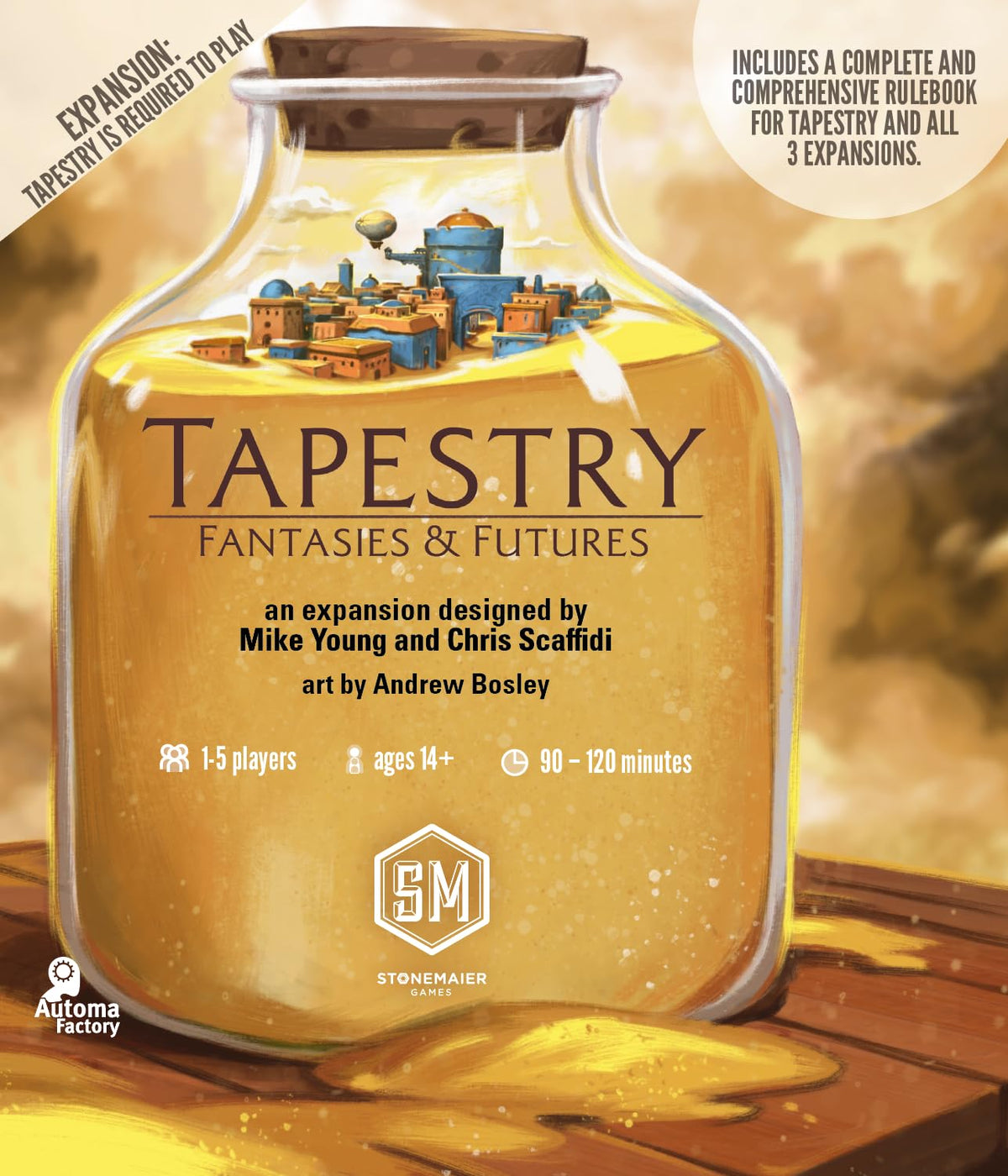 Tapestry Fantasies and Futures Expansion add to Base Game 1