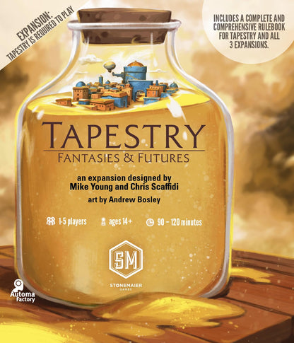 Tapestry Fantasies and Futures Expansion add to Base Game 1