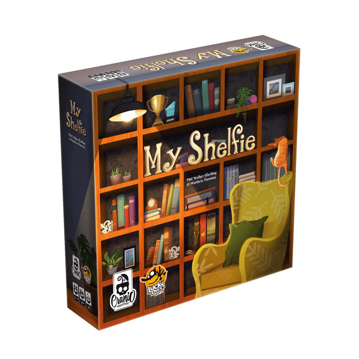 My Shelfie Board Game - Organize Your Shelf and Show Off Your Treasures! Strategy Game, Fun Family Game for Kids and Adults, Ages 8+, 2-4 Players, 30 Minute Playtime, Made by Lucky Duck Games