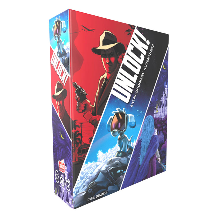 UNLOCK! Extraordinary Adventures Card Game - Escape Room-Inspired Cooperative Adventure, Fun Family Game for Kids and Adults, Ages 10+, 1-6 Players, 1 Hour Playtime, Made by Space Cowboys