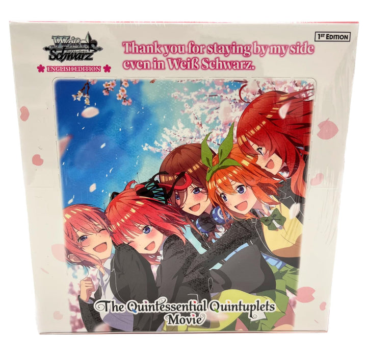 Weiss Schwarz: The Quintessential Quintuplets Movie Booster Display