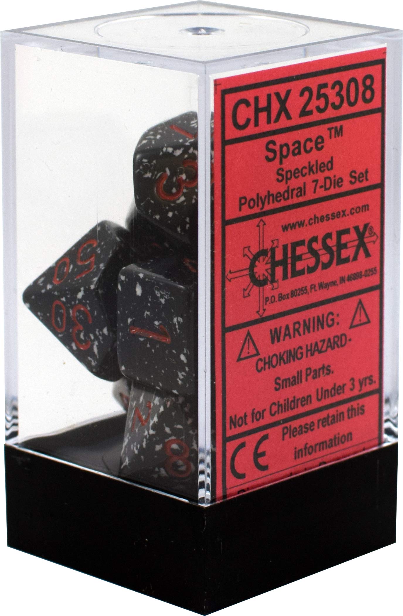 Chessex CHX25308 Dice - Speckled: 7Pc Space 1
