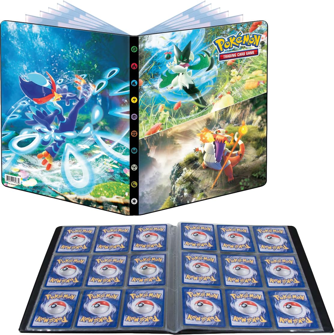 Scarlet & Violet Skeledirge Meowscarada Quaquaval 9-Pocket Portfolio for Pokemon TCG 2