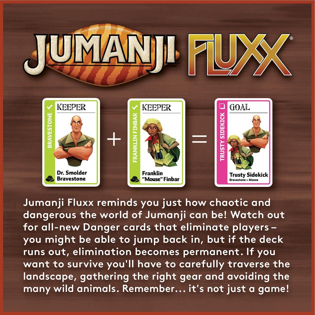 Jumanji Fluxx Board Game by Looney Labs 3