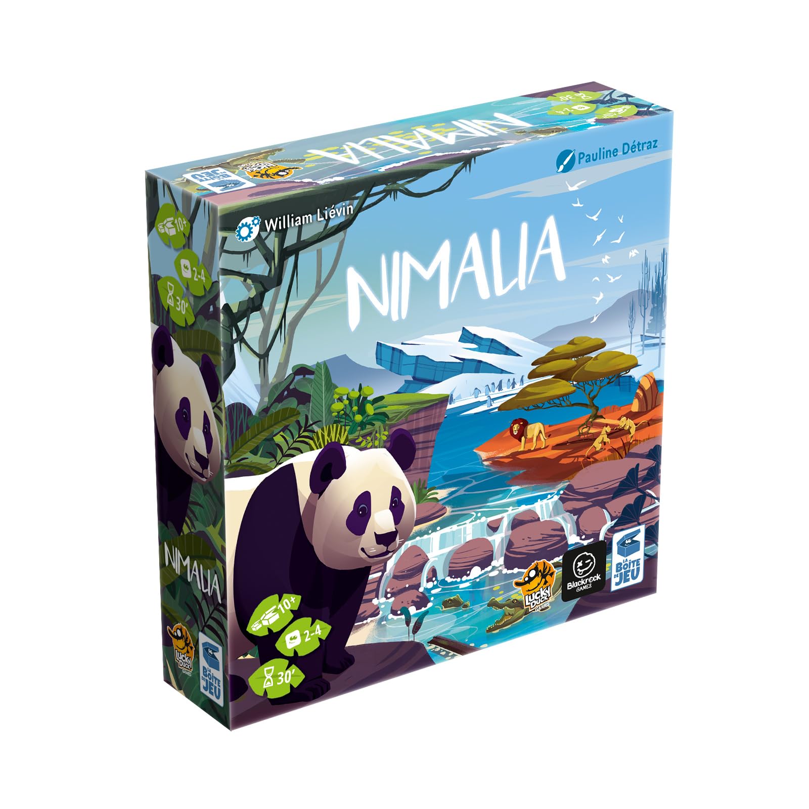 Nimalia Board Game - Design Your Animal Sanctuary and Compete for Victory! Fun Strategy Game for Kids and Adults, Ages 10+, 2-4 Players, 25-30 Minute Playtime, Made by Lucky Duck Games 1