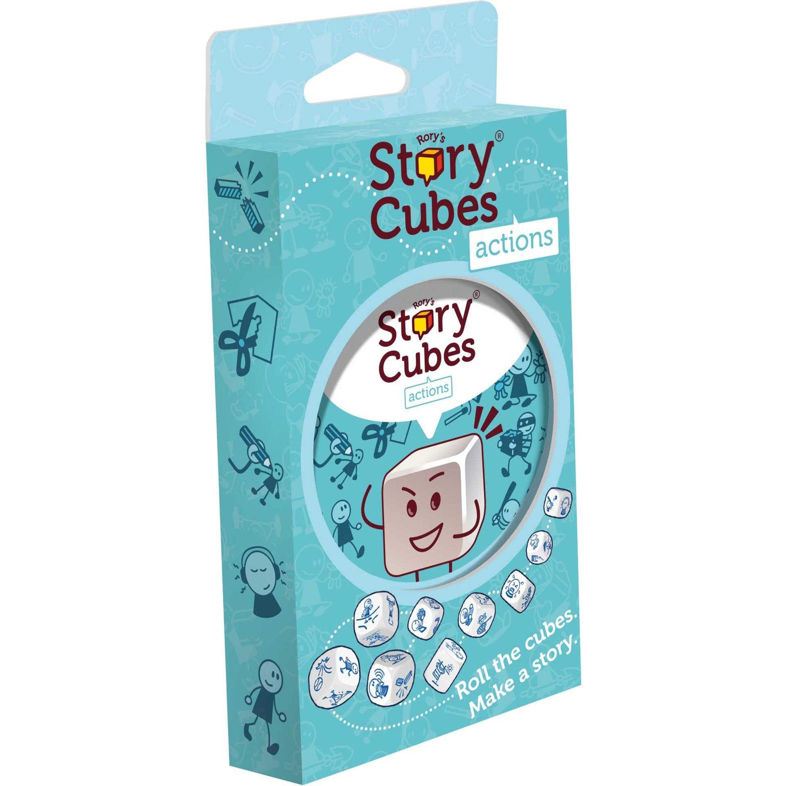 Zygomatic | Rory's Story Cubes Eco Blister Action | Dice Game | Ages 6+ | 1-12 Players | 20+ Minutes Playing Time, Multicolor, (ASMRSC302) 1