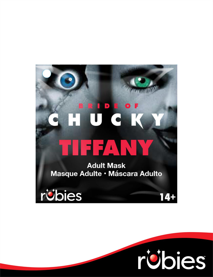 Bride of Chucky Tiffany Formed Plastic Half Mask