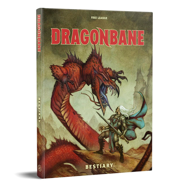 Free League Publishing Dragonbane: Bestiary, RPG Supplement Book, 63 Fantasy Adventure Roleplaying Creatures & Monsters, Hardcover, Adults, Teens Ages 14+