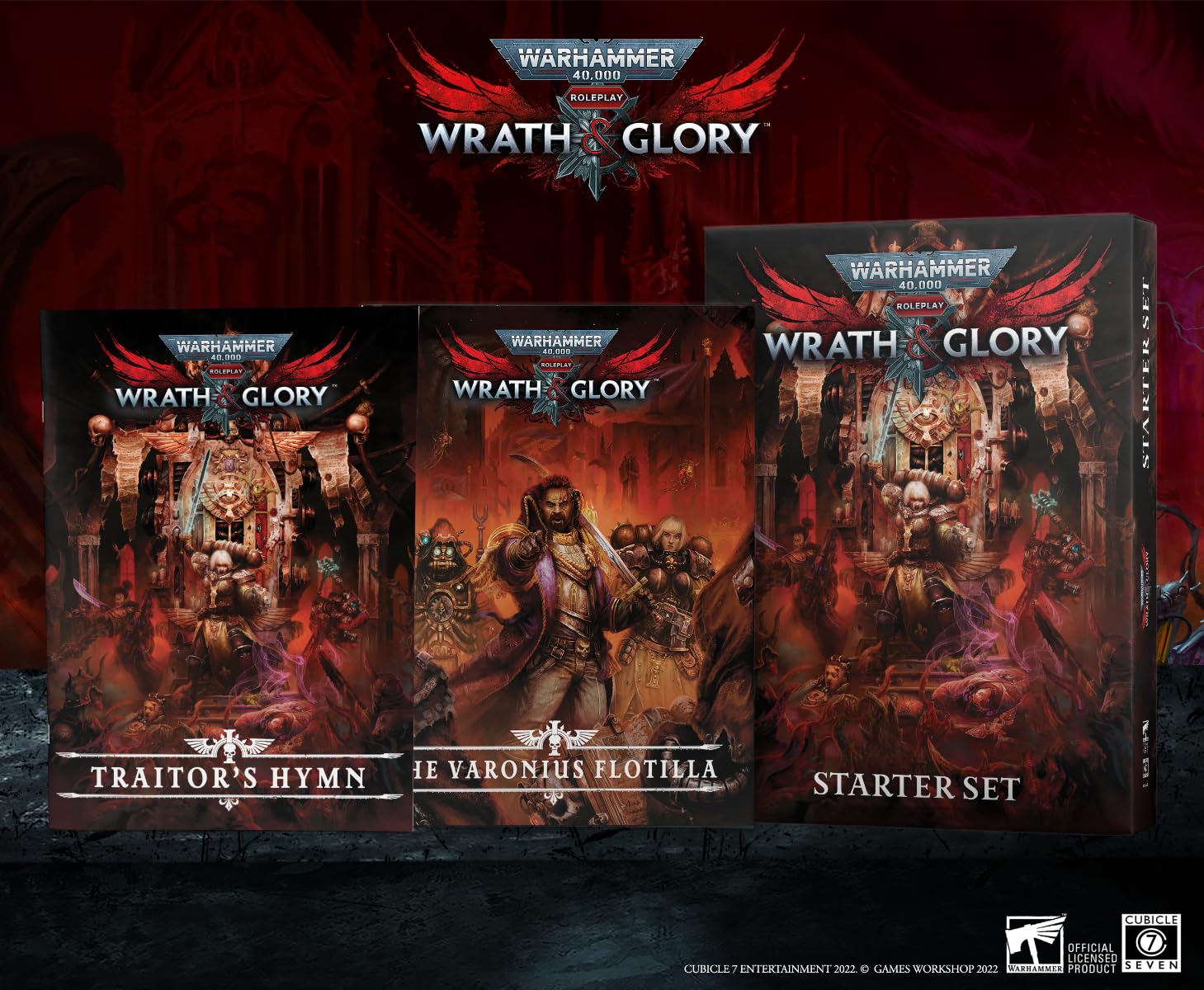 Warhammer 40 000 Roleplay Wrath and Glory Starter Set Roleplaying Game 2