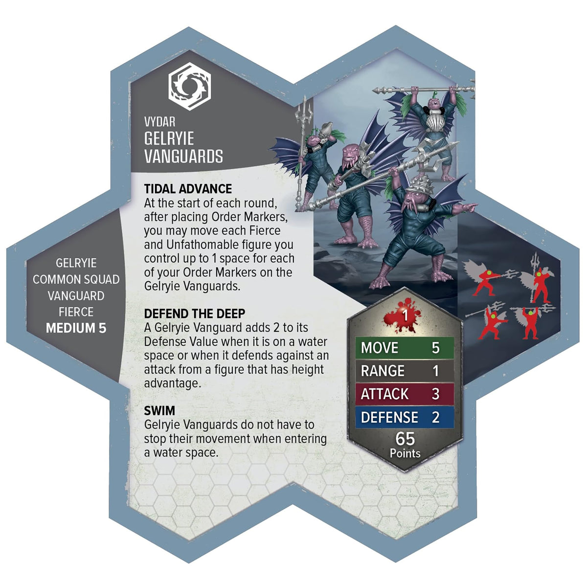 Heroscape Krakenling and Gelryie Vanguards Army Expansion Board Game by Renegade Studio 5