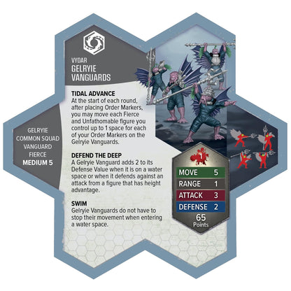 Heroscape Krakenling and Gelryie Vanguards Army Expansion Board Game by Renegade Studio 5