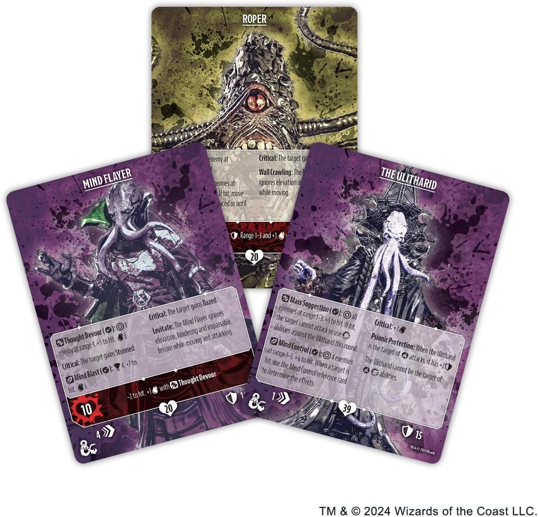 Dungeons and Dragons Onslaught Grasp of the Mind Flayer Scenario Kit Miniatures Game Expansion