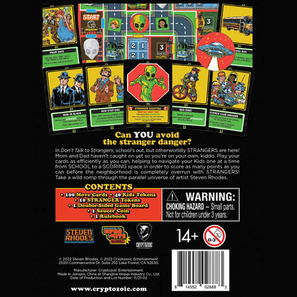 Cryptozoic Entertainment Don’t Talk to Strangers - Board Game - 1-4 Players - Steven Rhodes Artwork - Dynomite Games 5