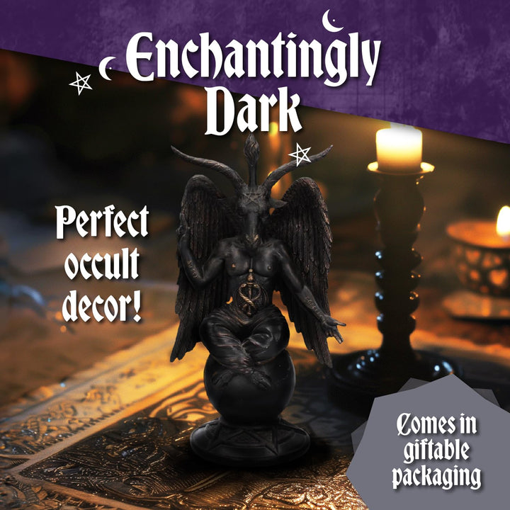 Baphomet Antiquity Occult Mystical Figurine Gothic Ornament 25cm