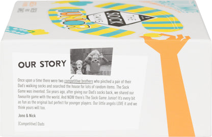 Green Brothers Games | The Sock Game Junior | Family Game | Ages 5+ | 2+ Players | 15+ Minutes Playing Time 4