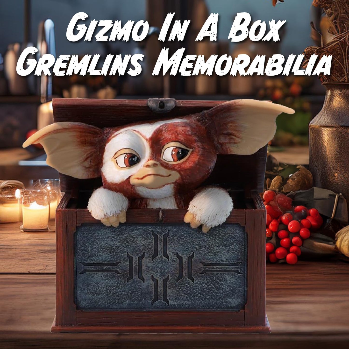 Gremlins Gizmo in a Box Figurine You are Ready 14.5cm Officially Licensed 7