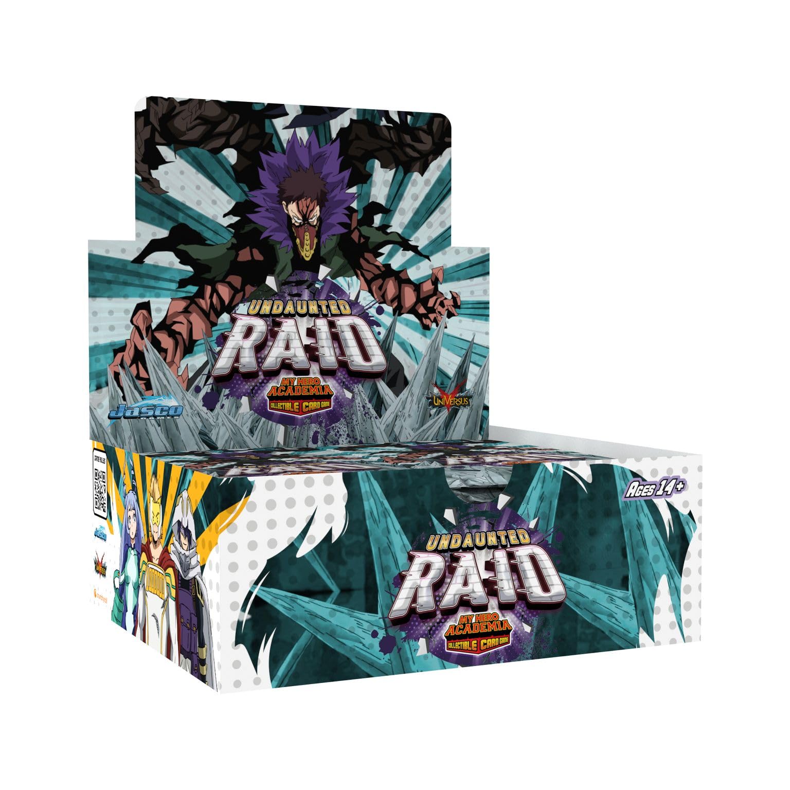 Jasco My Hero Academia Collectible Card Game Series 5: Undaunted Raid Booster Display - Contains 24 Expansion Packs of 11-Cards, Trading Card Game 2