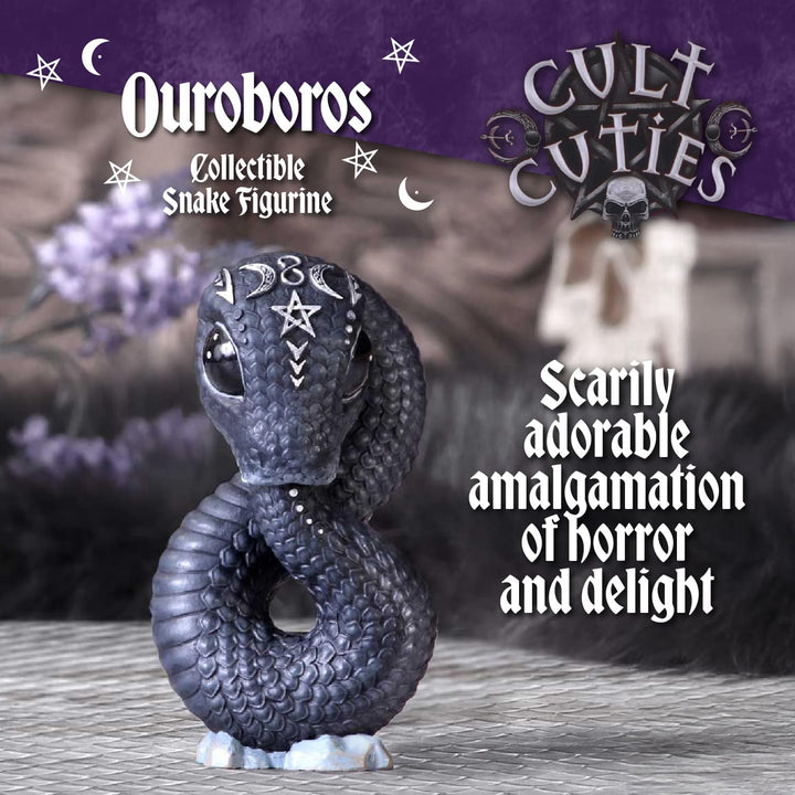 Ouroboros Occult Snake Figurine 9.6cm