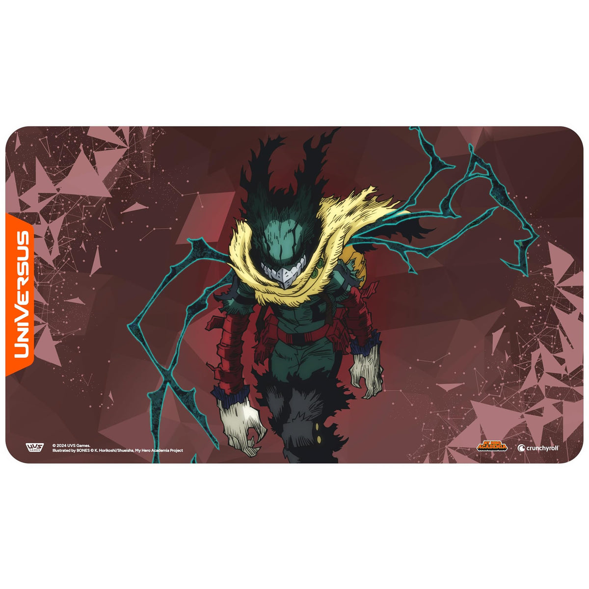 UniVersus: My Hero Academia: Dark Hero Arc Playmat- 24 x 14 Neoprene Mat, Tabletop Card Game Accessory, UVS Games, Officially Licensed 1