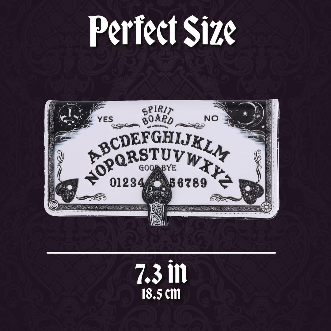 White Spirit Board Embossed Ouija Purse 18.5cm