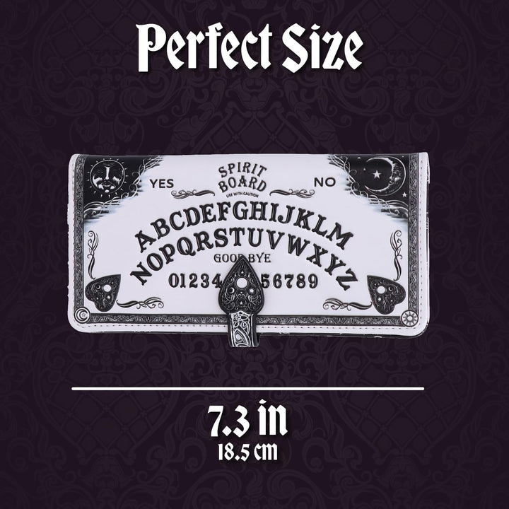 White Spirit Board Embossed Ouija Purse 18.5cm
