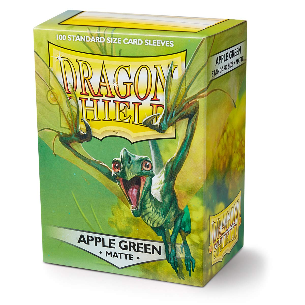Dragon Shield Matte Apple Green 100 Ct in Box Card Sleeve 5