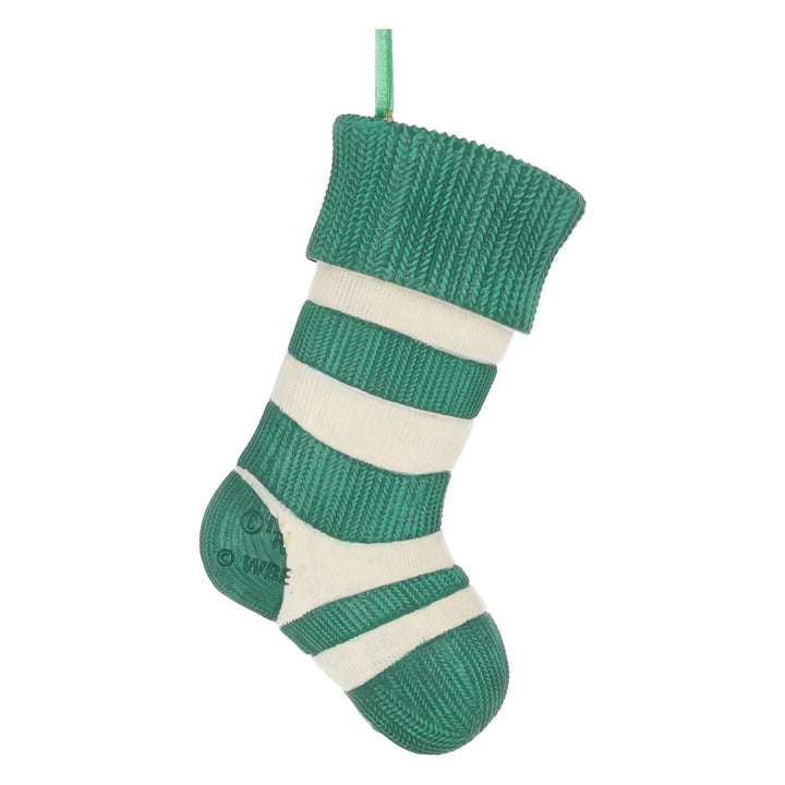 Harry Potter Slytherin Stocking Hanging Festive Ornament Officially Licensed