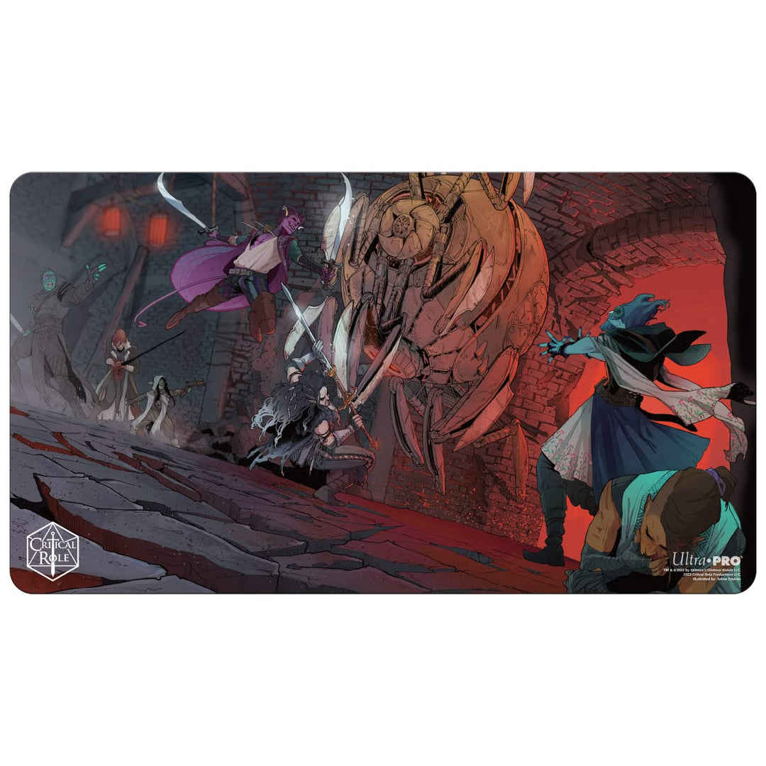 Ultra PRO - Critical Role Mighty Nein Card Playmat - Protect Your Cards During Gameplay from Scuffs & Scratches, Perfect as Oversized Mouse Pad for Gaming & Desk Mat