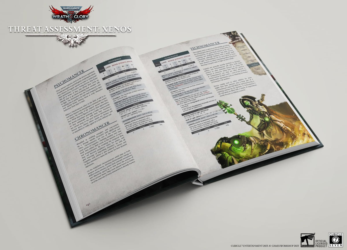 Wrath and Glory Threat Assessment Xenos Warhammer 40 000 Roleplaying Game by Cubicle Seven 4