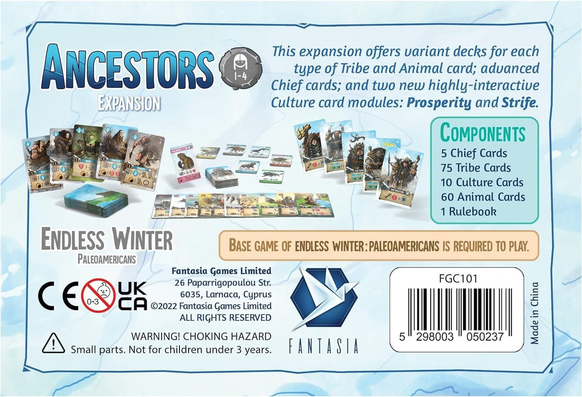 Endless Winter Paleoamericans Ancestors Board Game Expansion Prehistoric Strategy 3