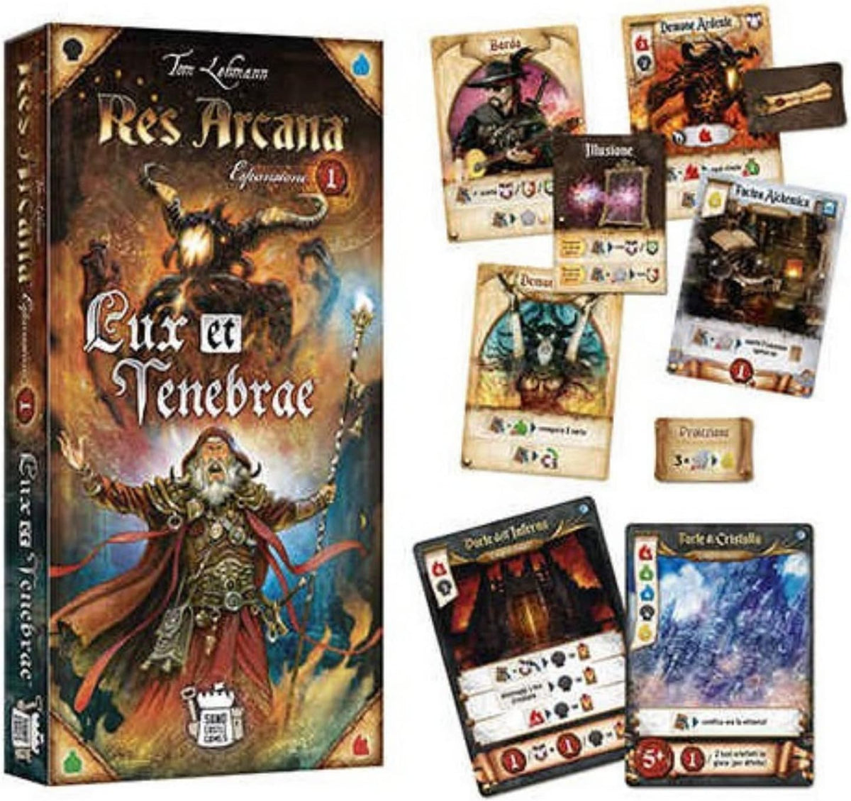 Lux and Tenebrae Res Arcana Board Game Expansion