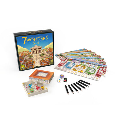 7 Wonders Dice Board Game by Repos 2