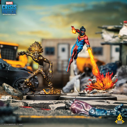 Atomic Mass Games Marvel: Crisis Protocol Sunspot & Warlock Character Pack - Tabletop Superhero Game, Strategy Game for Kids & Adults, Ages 14+, 2 Players, 90 Min Playtime, Made 6
