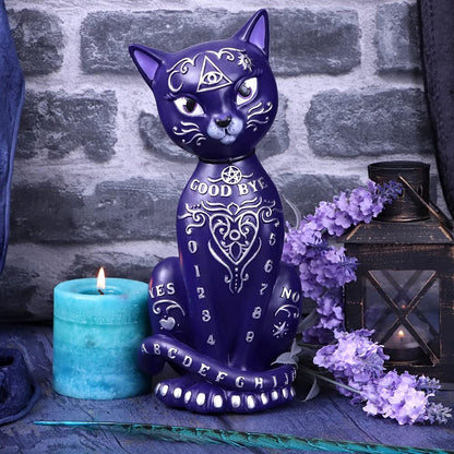 Purple Mystic Kitty 26cm Ouija Cat Figurine 8