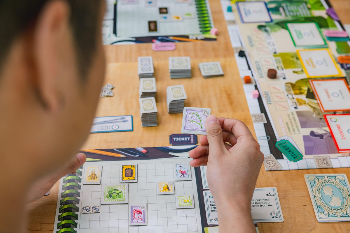 Stonemaier Games: Stamp Swap | A Competitive Stamp Collecting Strategy Board Game for Adults and Family | Curate The Most Beautiful and Well-Focused Stamp Collection | 1-5 Players, 60 Mins, Ages 14+ 7