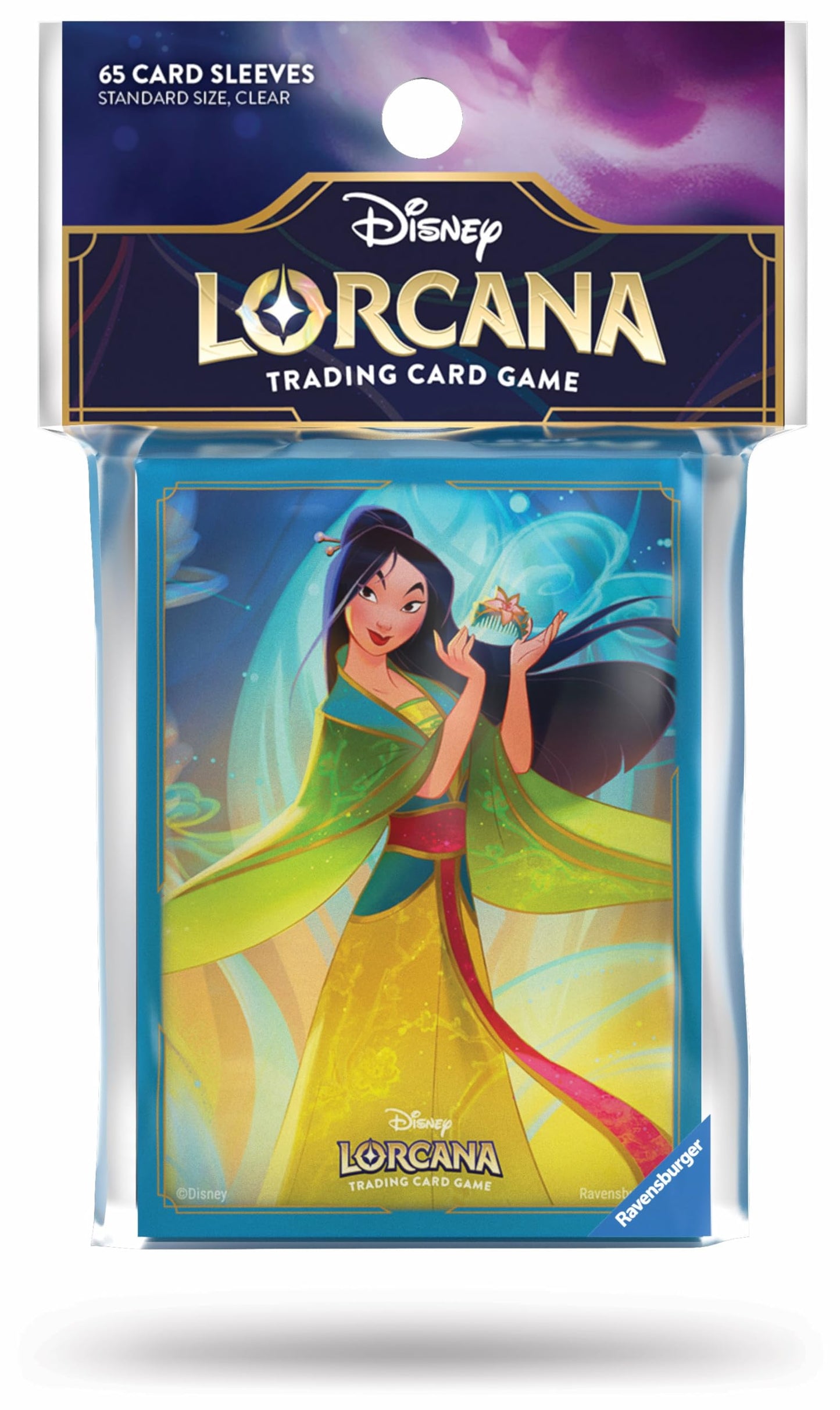 Disney Lorcana TCG Card Sleeve Pack 65 ctn Mulan Set 9 Trading Card Game by Ravensburger 6