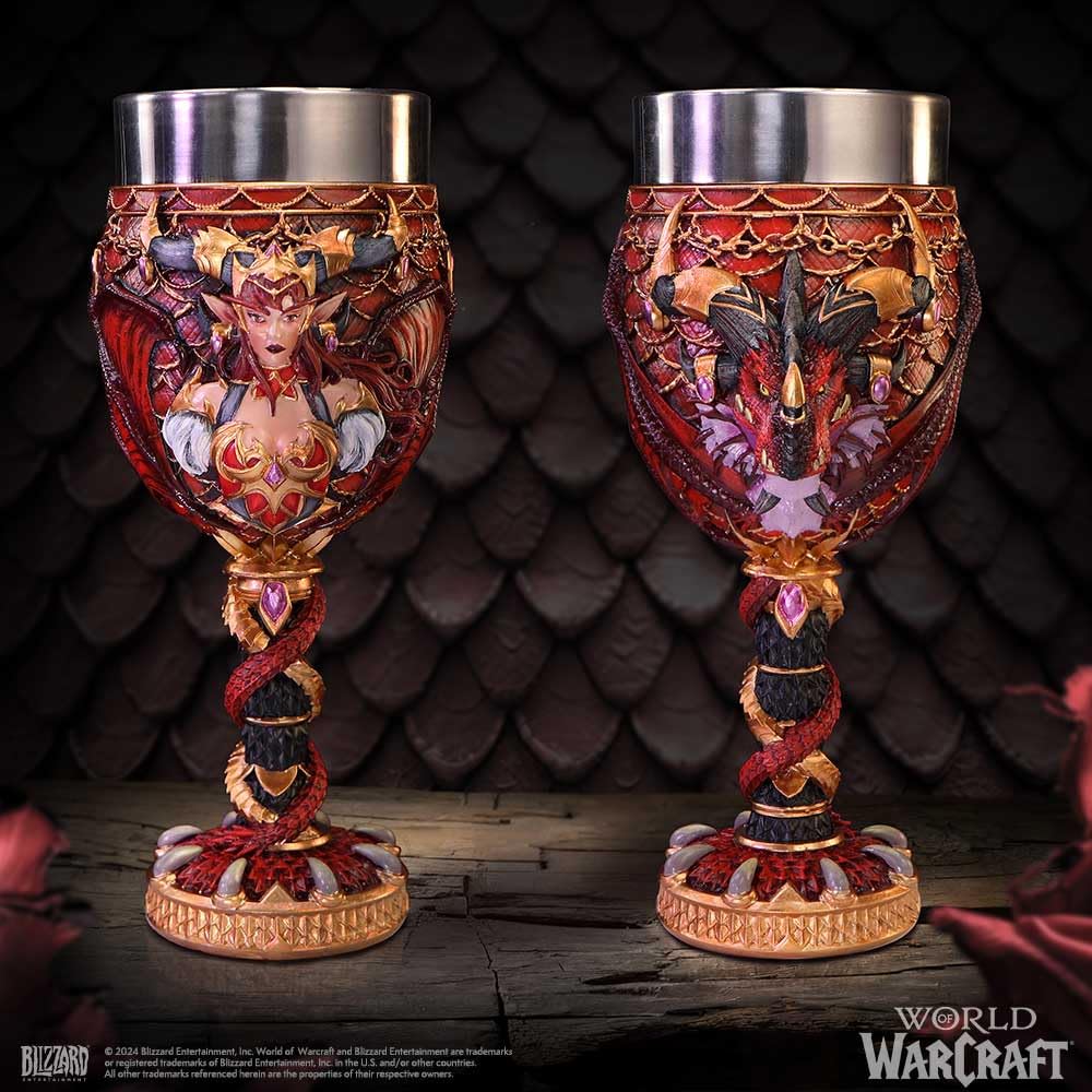 World of Warcraft Alextrasza Queen all Dragons Collectible Goblet 19.5cm