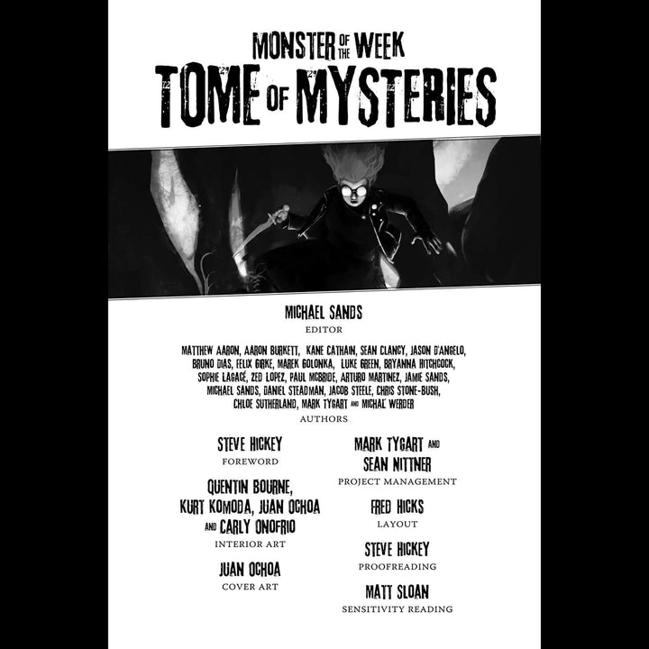 Monster of the Week: Tome of Mysteries 3