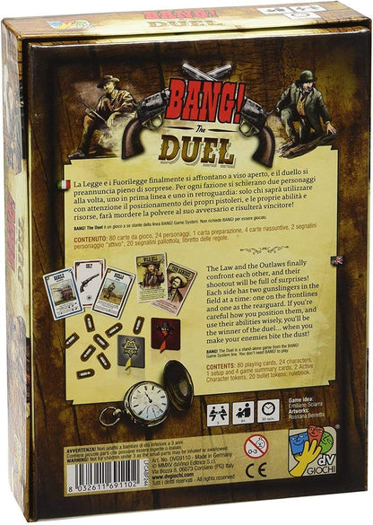Bang The Duel Board Game by daVinci Editrice 3