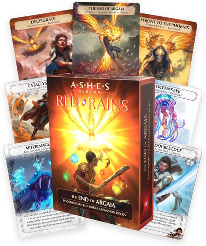 Ashes Reborn Red Rains The End of Argaia Card Game Expansion