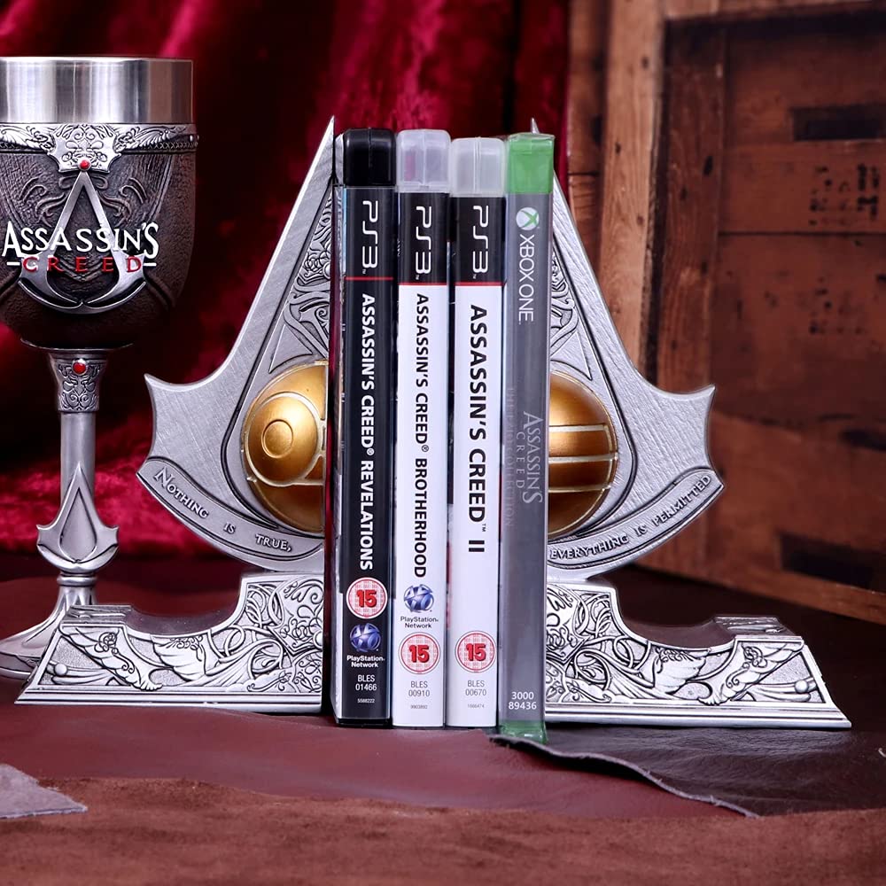 Assassins Creed Apple of Eden Resin Bookends Assassins Creed 18.5cm Officially Licensed