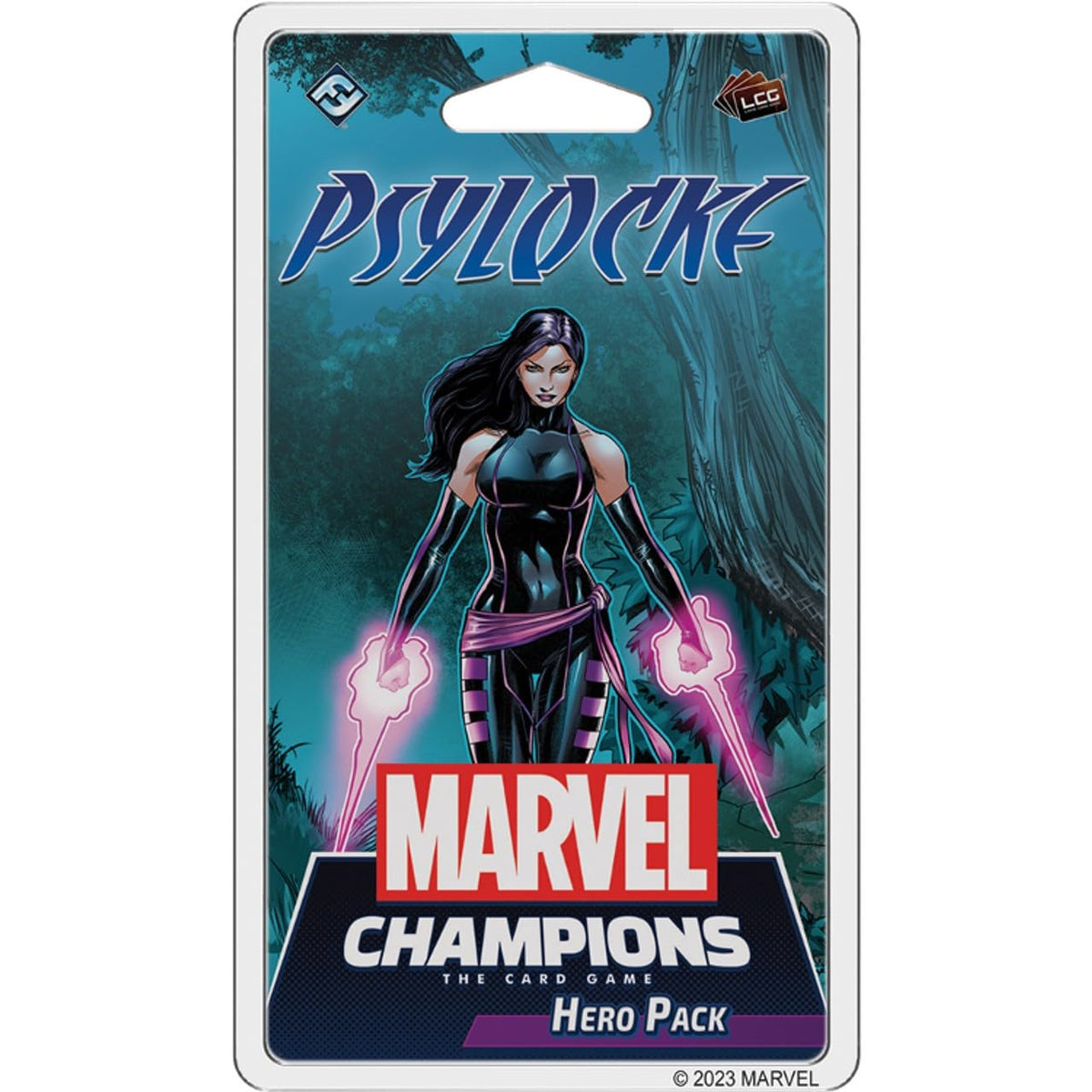 Marvel Champions The Card Game Psylocke HERO PACK - Superhero Strategy Game, Cooperative Game for Kids and Adults, Ages 14+, 1-4 Players, 45-90 Minute Playtime, Made by Fantasy Flight Games 1