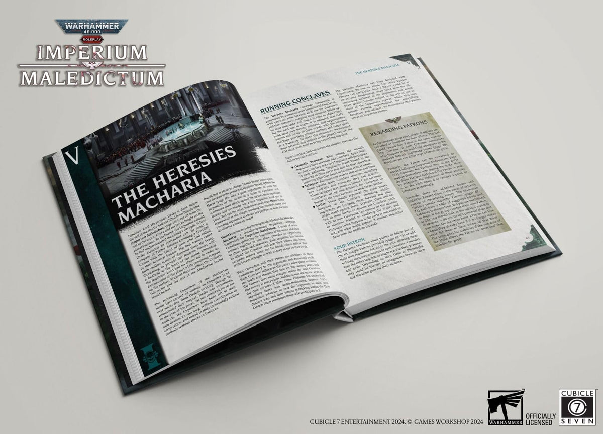 Imperium Maledictum Inquisition GMs Guide Warhammer 40000 Roleplay Roleplaying Game by Cubicle Seven 6