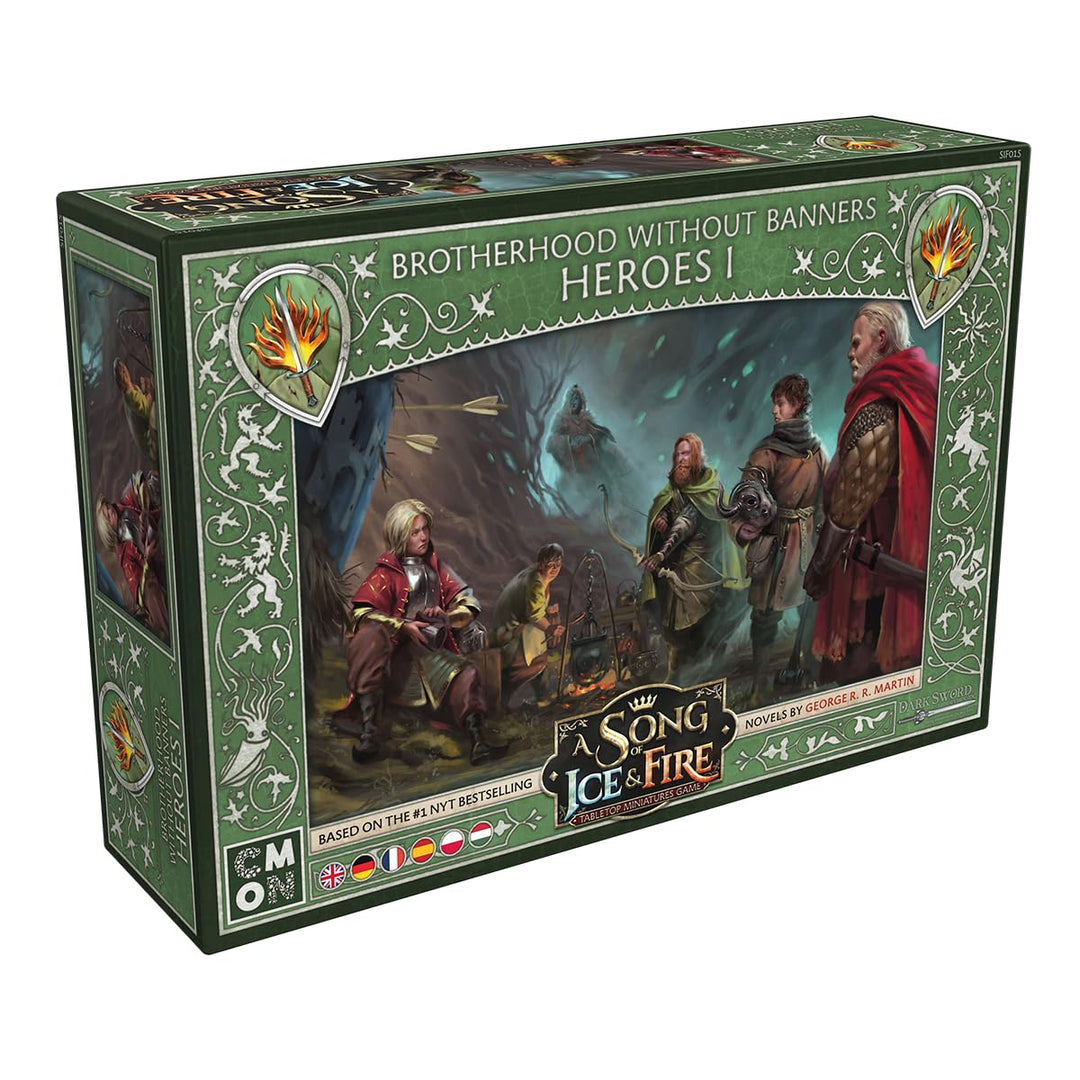 A Song of Ice and Fire Tabletop Miniatures Game Brotherhood Without Banners Heroes I Set - New Commanders & Units! Strategy Game for Adults, Ages 14+, 2+ Players, 45-60 Minute Playtime, Made by CMON