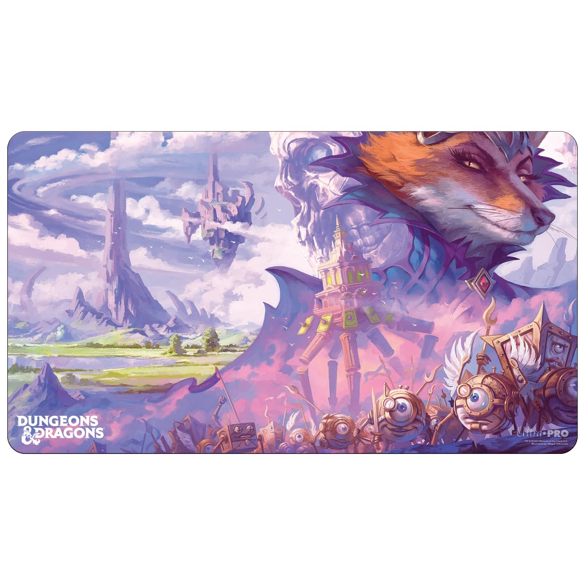 Ultra Pro - Dungeons & Dragons Planescape: Turn of Fortunes Wheel Card Playmat, Use as Oversize Mouse Pad, Desk Mat, Gaming Playmat, TCG Card Game Playmat, Protect Cards During Gameplay 2
