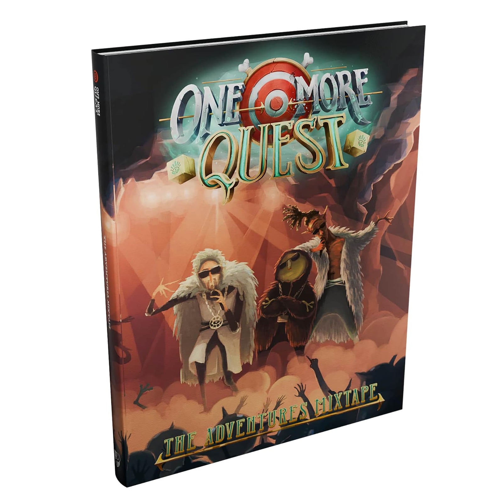 Modiphius Entertainment: One More Quest: The Adventures Mixtape - Hardcover RPG Supplement Book. Dungeon Crawling Expansion, Tabletop Role Playing 1